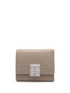 Givenchy 4g Trifold Wallet In Neutrals
