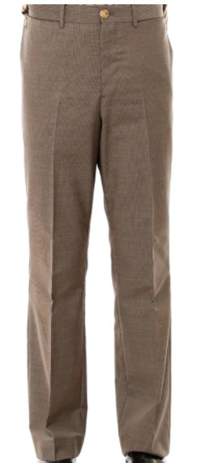 Burberry Beige Wool Pocket Detail Tailored Trousers, Brand Size 52 (waist Size 35.8'')