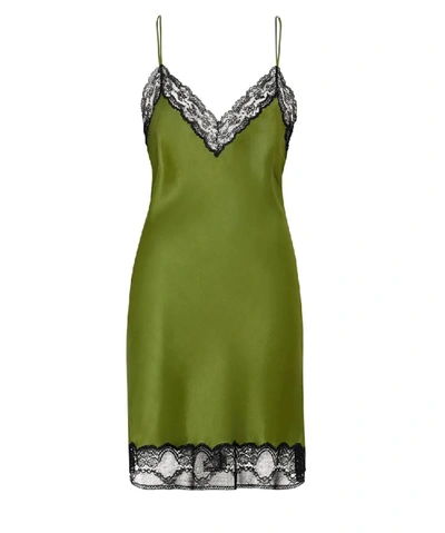 burberry green silk dress Wedtrend Women Dark Green Burnout Velvet Dress with Short Sleeves A Line  Ruffled Wedding Party Dress – WEDTREND main image 0