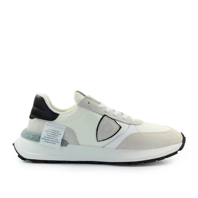 Philippe Model Antibes Leather Sneakers In White