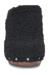 Korks Footwear Faux Fur Teddy Clog In Black Fur