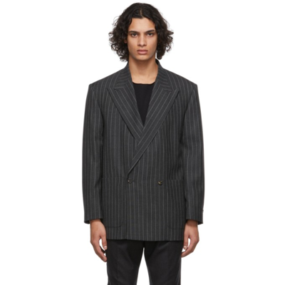 Fear Of God Grey 'the Suit Jacket' Blazer In 23charcoal/white