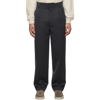 FEAR OF GOD GREY DOUBLE PLEATED TROUSERS