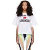 DOLCE & GABBANA WHITE 'I LOVE SUPERMODEL' T-SHIRT