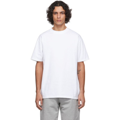 Cdlp Pack Of Three Lyocell-blend T-shirts In White