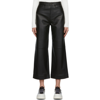 PROENZA SCHOULER BLACK PROENZA SCHOULER WHITE LABEL CULOTTE LEATHER PANTS