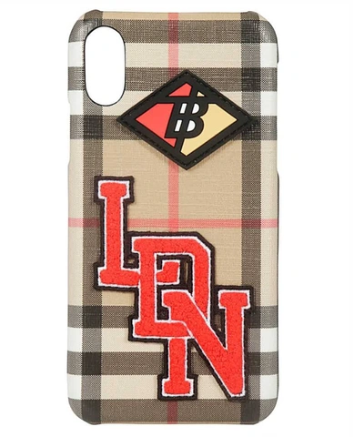 Burberry Archive Beige Logo Graphic Vintage Check Iphone X/xs Case