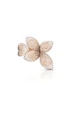 Pasquale Bruni Secret Garden 18k Rose Gold Two-tone Diamond Ring Size 5.5 In Multi