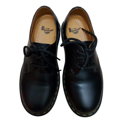 Pre-owned Dr. Martens' 1461 (3 Eye) Leather Lace Ups In Black