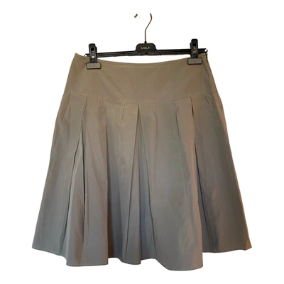 Pre-owned Moschino Mid-length Skirt In Grey