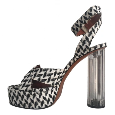 Pre-owned Missoni Leather Sandals In Black