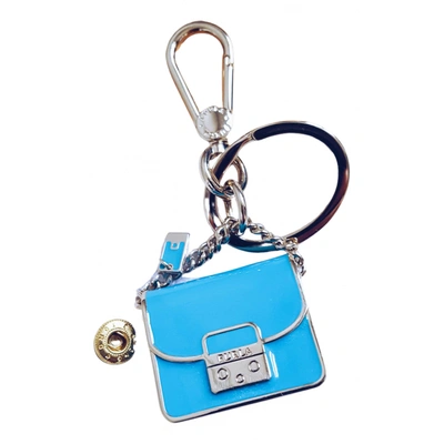 Pre-owned Furla Key Ring In Blue