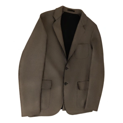 Pre-owned Mauro Grifoni Wool Jacket In Brown