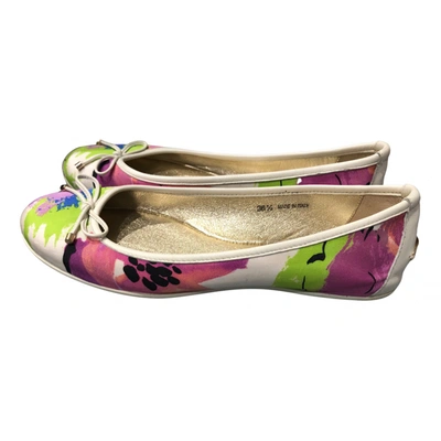 Pre-owned Jimmy Choo Cloth Ballet Flats In Multicolour