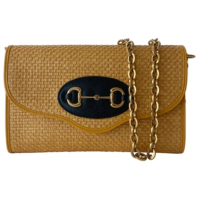 Pre-owned Gucci Horsebit 1955 Chain Handbag In Yellow