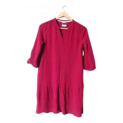 Pre-owned Tommy Hilfiger Mini Dress In Burgundy