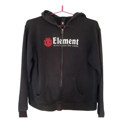 Pre-owned Element Sweatshirt In Black