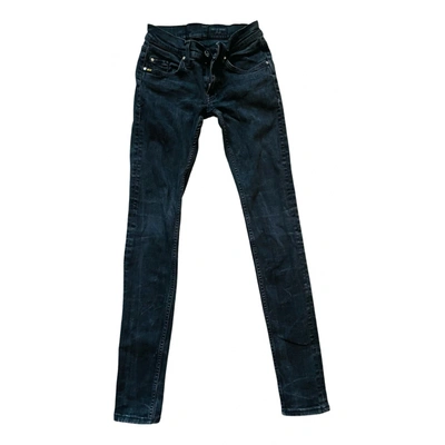 Pre-owned Tiger Of Sweden Slim Jeans In Black