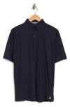 Burnside Classic Short Sleeve Polo Shirt In Navy