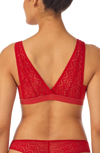 Dkny Pure Lace Bralette In Brick
