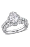 Delmar Sterling Silver Dew Lab Created Moissanite Ring In Silver