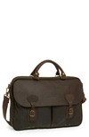 BARBOUR WAXED LEATHER BRIEFCASE