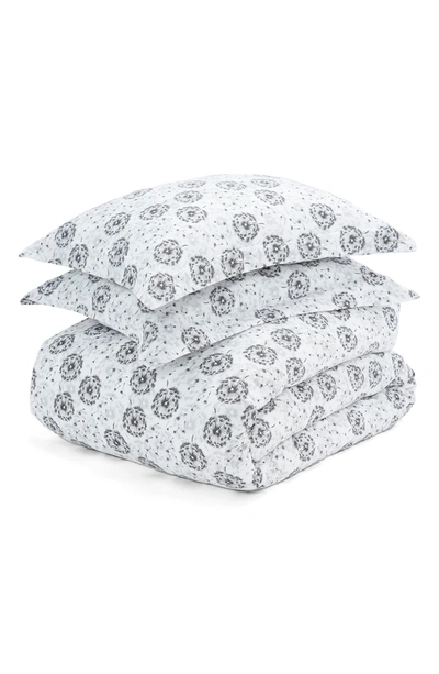Ienjoy Home 3-piece King Duvet Set In Light Gray