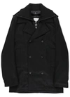GIVENCHY GIVENCHY KIDS LOGO PRINT DOUBLE BREASTED COAT