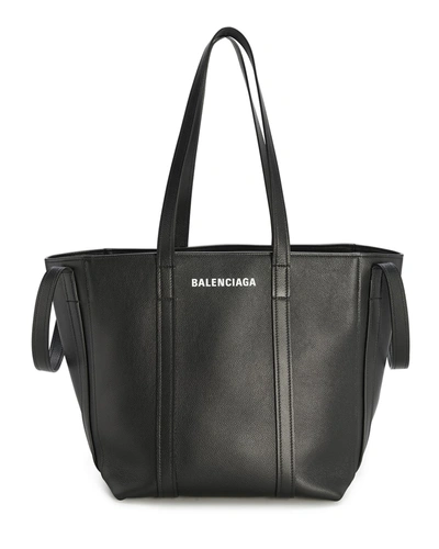 Balenciaga Everyday Xl Shopper Tote Bag In 1090 Black L Whit