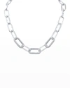 GOLCONDA BY KENNETH JAY LANE TRIPLE PAVE CUBIC ZIRCONIA FRONT-LINK CHAIN NECKLACE