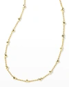 Kendra Scott Haven Heart Strand Necklace In Gold Metal