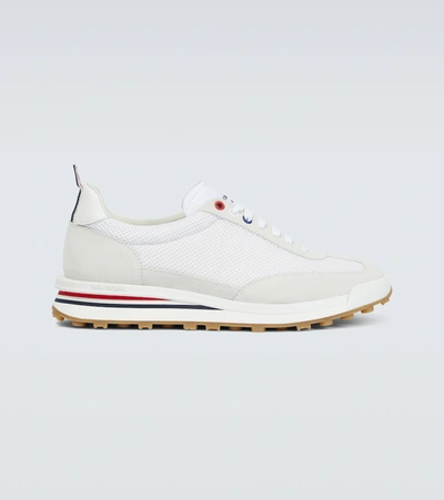 Thom Browne White Tech Runner Low Top Sneaker