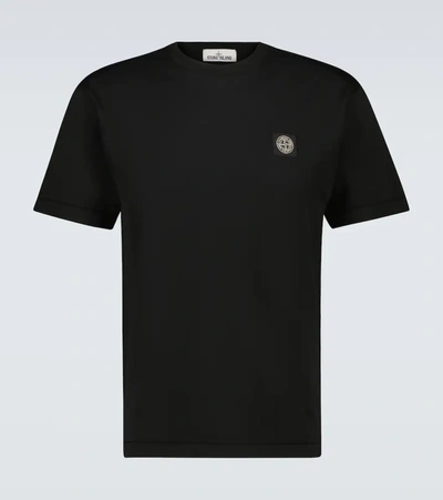 STONE ISLAND COMPASS COTTON JERSEY T-SHIRT