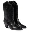 Isabel Marant Women Duerto Leather Boots In Black