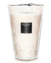 BAOBAB COLLECTION WHITE PEARLS SCENTED CANDLE, 13.8"