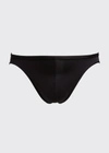 Hom Men's Plumes Micro-briefs In Black