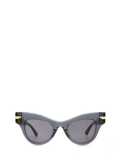 Bottega Veneta Bv1004s Acetate Cat's Eye-frame Sunglasses In Grey