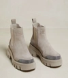 BRUNELLO CUCINELLI SUEDE CLEATED-SOLE ANKLE BOOTS