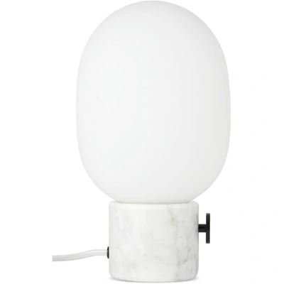 Menu White Marble Jwda Table Lamp In Carrara Marble