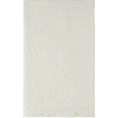 Tekla Off-white French Linen Duvet Cover, King In Cream White