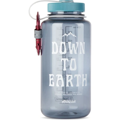 Afield Out Ssense Exclusive Grey Earth Nalgene Water Bottle, 1 L In Smoke Grey
