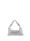 Cult Gaia Hera Nano Shoulder Bag In Silver