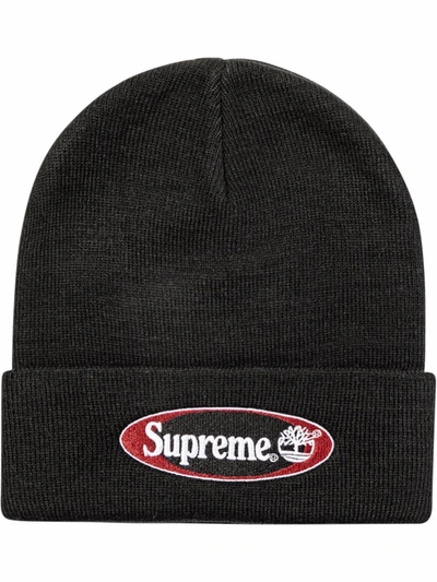 Supreme X Timberland Beanie In Black