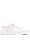 Jimmy Choo Men's Hawaii Low Top Sneakers In White