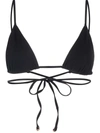 Anemos The Wrap Triangle Bikini Top In Black