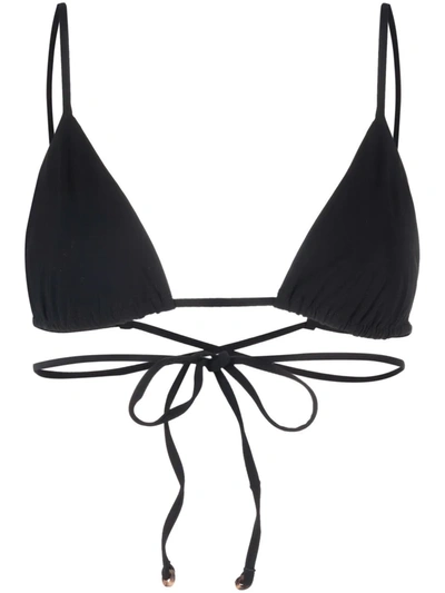 Anemos The Wrap Triangle Bikini Top In Black