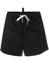 Dsquared2 Icon Slogan Swim Shorts In Black