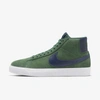 Nike Sb Zoom Blazer Mid Skate Shoes In Green