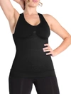 Memoi Women's Slimme Sports Shaping Tank Top In Black