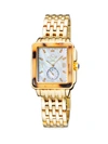 Gv2 Women's Bari Tortoise 30mm Stainless Steel, Mother-of-pearl & Diamond Bracelet Watch In Neutral